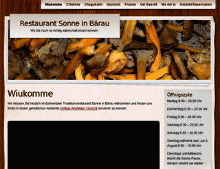 restaurantsonne.wordpress.com screenshot