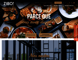 restaurantszibo.com screenshot