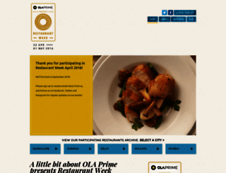 restaurantweekindia.com screenshot