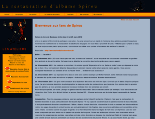 restaurationspirou.net screenshot