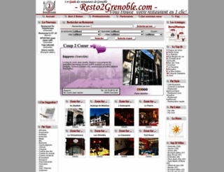 resto2grenoble.com screenshot