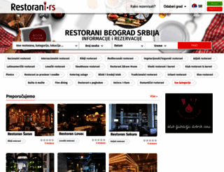 restorani.rs screenshot