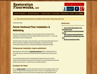 restorationfloorworks.com screenshot