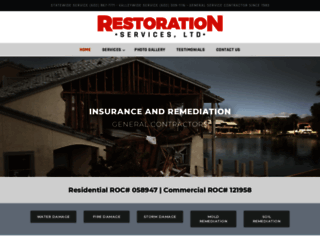 restorationservicesltd.com screenshot