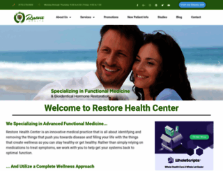 restorehealthcenter.net screenshot