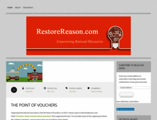 restorereason.com screenshot