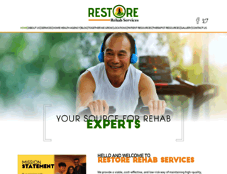 restorerehab.org screenshot