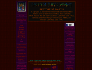 restorestmarys.org screenshot