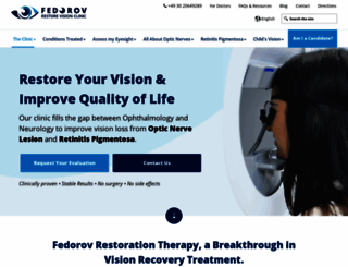 restorevisionclinic.com screenshot