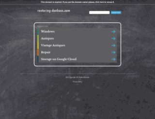 restoring-donbass.com screenshot