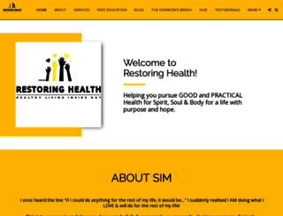 restoring-health.net screenshot