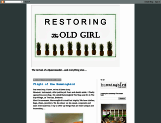 restoringtheoldgirl.blogspot.com screenshot