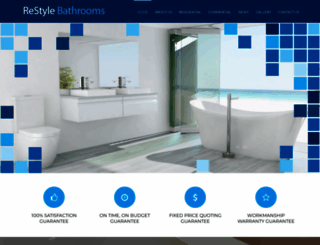 restylebathrooms.com.au screenshot