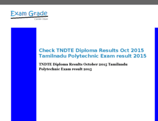 result.examgrade.co.in screenshot