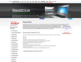 result2014.pk screenshot