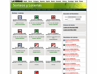 resultados-loteria.laverdad.es screenshot