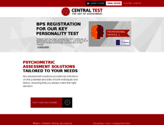 resultatbac.centraltest.com screenshot