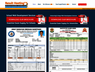 resulthosting.in screenshot