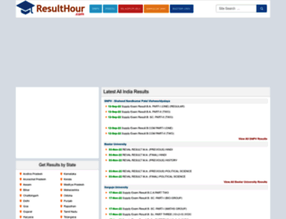 resulthour.com screenshot