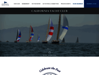 results.calyachtclub.com screenshot