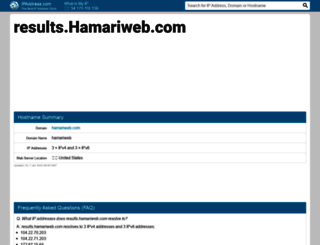 results.hamariweb.com.ipaddress.com screenshot