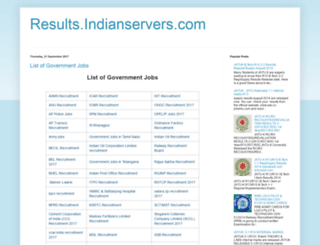 results.indianservers.com screenshot