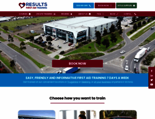 resultsfirstaid.com screenshot