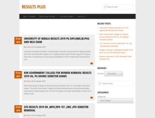 resultsplus.in screenshot