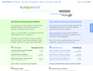 resumark.com screenshot