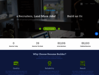 resume-builder.net screenshot
