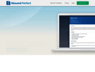 resume-perfect.com screenshot