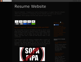 resume-websites.blogspot.com screenshot