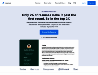 resume.app screenshot