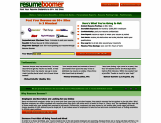 resumeboomer.com screenshot