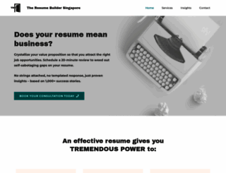 resumebuilder.com.sg screenshot
