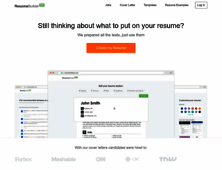 resumebuilderpro.com screenshot