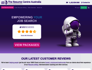 resumecentre.com.au screenshot