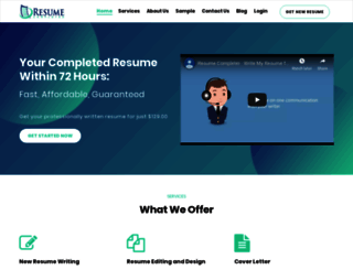 resumecompleter.com screenshot
