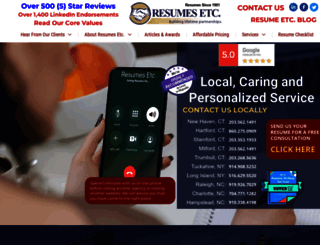 resumeetc.com screenshot