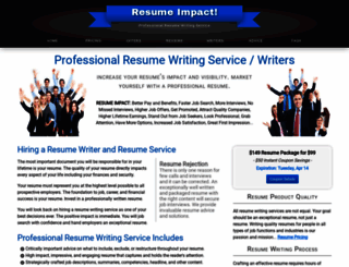 resumeimpact.com screenshot