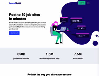 resumerabbit.com screenshot