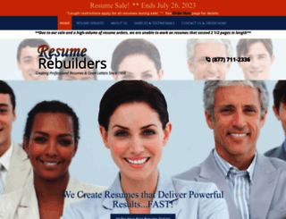 resumerebuilders.com screenshot