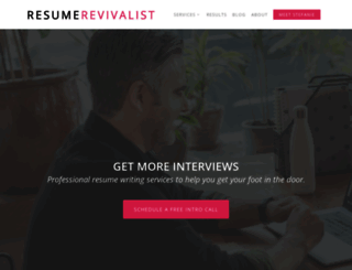 resumerevivalist.com screenshot
