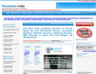 resumes-india.com screenshot
