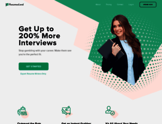 resumesland.com screenshot