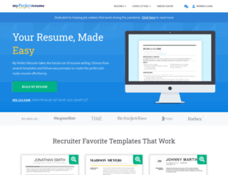 resumetemplates.org screenshot