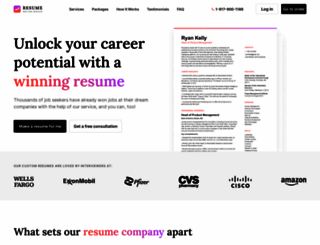 resumewritingservice.biz screenshot