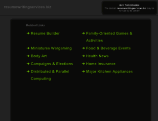 resumewritingservices.biz screenshot