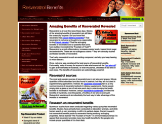 resveratrolbenefits.com screenshot