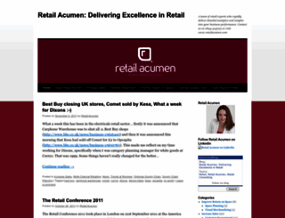 retailacumen.wordpress.com screenshot